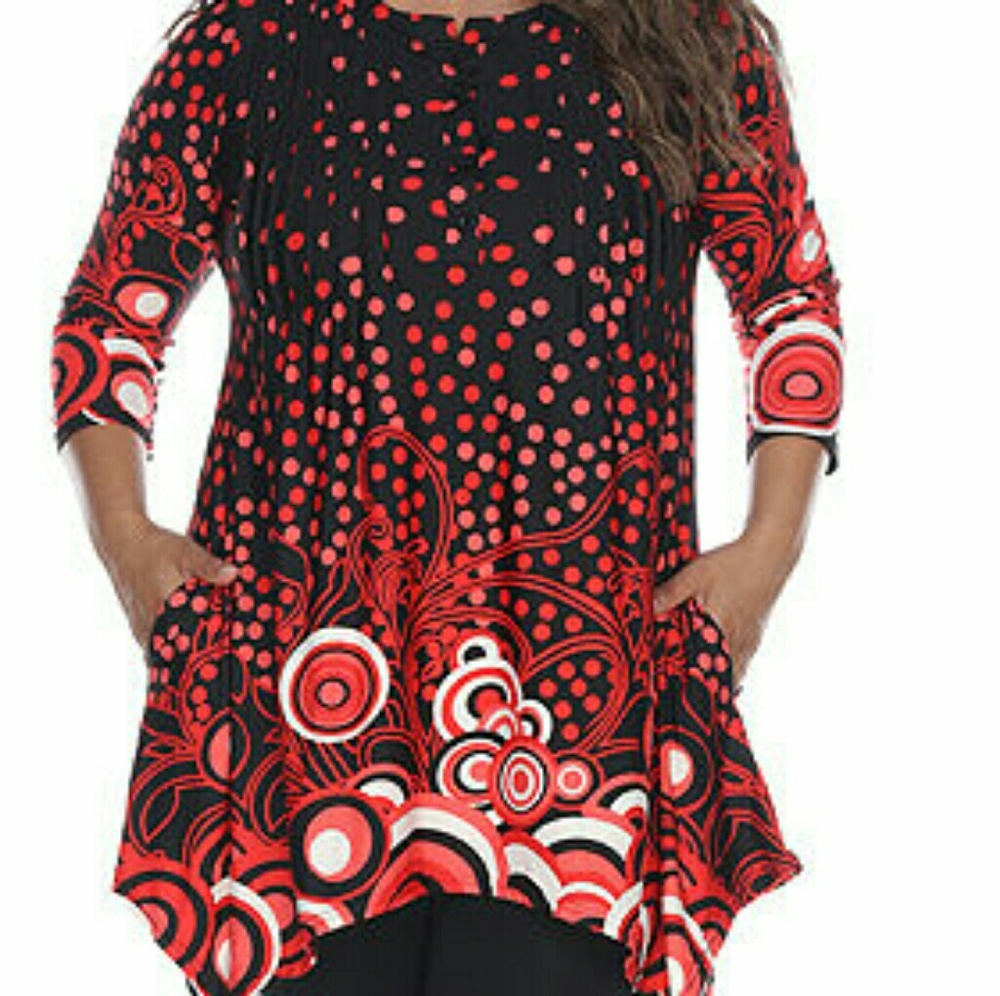 New White Mark plus size top